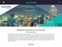 Tablet Screenshot of elecom.vn