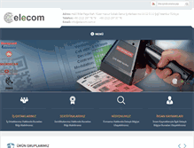 Tablet Screenshot of elecom.com.tr